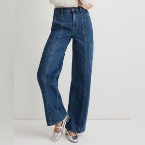 Madewell Tall Baggy Straight Cargo Jeans